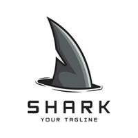 Unique and creative shark logo vector design. Wild Fish Vector Illustration