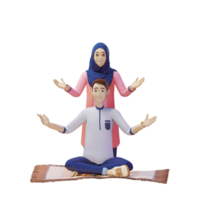 3d personagem Ramadhan png