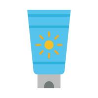 Sunscreen Vector Flat Icon For Personal And Commercial Use.