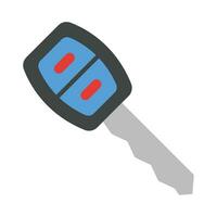 Car Key Vector Flat Icon For Personal And Commercial Use.