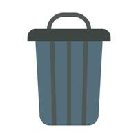 Trash Vector Flat Icon For Personal And Commercial Use.