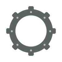 Gear Vector Flat Icon For Personal And Commercial Use.