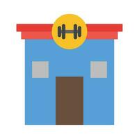 Gym Vector Flat Icon For Personal And Commercial Use.