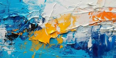 AI generated Abstract Colorful Painting Texture Background. Generative AI photo