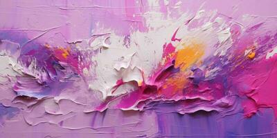 AI generated Abstract Multicolor Painting Texture Background. Colorful Stain. Generative AI photo