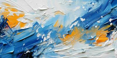 AI generated Abstract Colorful Painting Texture Background. Generative AI photo