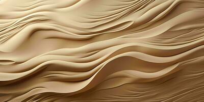 AI generated Desert Sand Texture Background. Sand Dunes. Generative AI photo