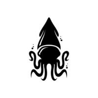 squid vector design on white background