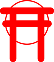 portão torii santuário japoneza estilo ícone png