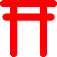 poort torii altaar japaness stijl icoon png