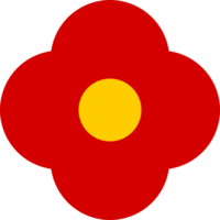 Flower doodle icon png