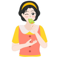 eating ice cream stick clipart png