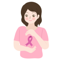 pecho cáncer mujer apoyo png