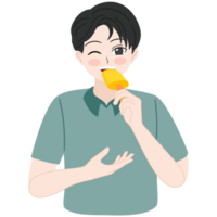 comiendo hielo crema palo clipart png