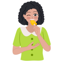 eating ice cream stick clipart png