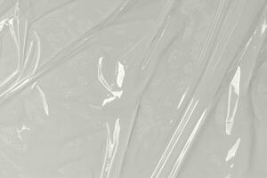 el plastico transparente celofán bolso en blanco antecedentes. blanco el plastico película envolver textura antecedentes. blanco el plastico bolso textura foto