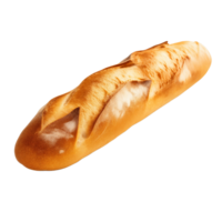 ai generato png baguette su trasparente sfondo