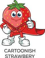 illustration of strawberry vector