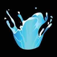 water splash vector realistic style drop