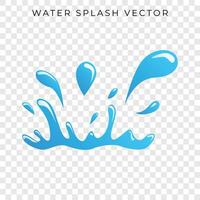 agua chapoteo vector degradado estilo derramar