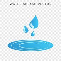 water splash vector gradient style riffle