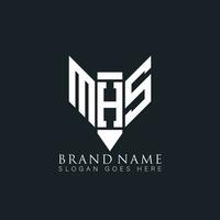 mhs resumen letra logo. mhs creativo monograma iniciales letra logo concepto. mhs único moderno plano resumen vector letra logo diseño.