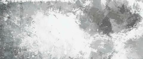plata tinta y acuarela texturas en blanco papel blanco y gris grunge resumen bandera diseño. geométrico tecnología fondo, blanco mármol fondo, blanco cemento o Roca antiguo textura como retro modelo. foto