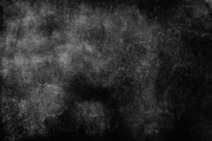 gray and black dust overlay particle abstract grunge texture and texture effect isolated on black. photo