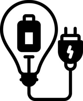 sólido icono para ahorrador vector