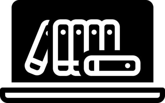 solid icon for lib vector