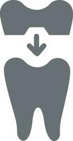 Tooth dentist icon symbol image vector. Illustration of the dental medicine symbol design graphic image vector