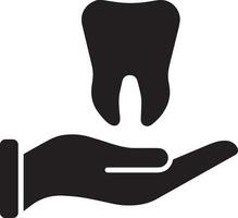 Tooth dentist icon symbol image vector. Illustration of the dental medicine symbol design graphic image vector