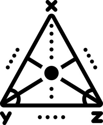 solid icon for algebra