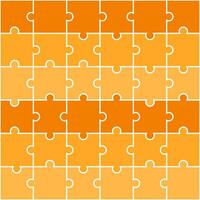 Orange shade jigsaw pattern. jigsaw line pattern. jigsaw seamless pattern. Decorative elements, clothing, paper wrapping, bathroom tiles, wall tiles, backdrop, background. vector