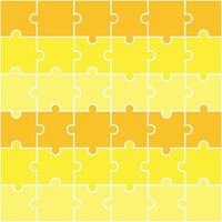 Yellow shade jigsaw pattern. jigsaw line pattern. jigsaw seamless pattern. Decorative elements, clothing, paper wrapping, bathroom tiles, wall tiles, backdrop, background. vector