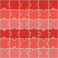 Red shade jigsaw pattern. jigsaw line pattern. jigsaw seamless pattern. Decorative elements, clothing, paper wrapping, bathroom tiles, wall tiles, backdrop, background. vector