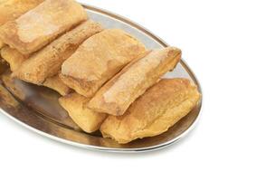 Crunchy Puff Khari Snack Bakery Food photo