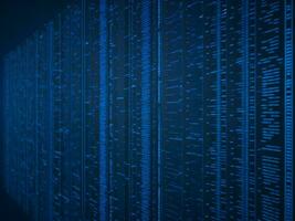 AI generated Digital Cyberspace with Particles and Digital Data Network Connections. High Speed Connection and Data Analysis Technology Digital Abstract Background Concept. 3d rendering photo