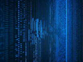 AI generated Digital Cyberspace with Particles and Digital Data Network Connections. High Speed Connection and Data Analysis Technology Digital Abstract Background Concept. 3d rendering photo