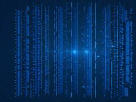 AI generated Digital Cyberspace with Particles and Digital Data Network Connections. High Speed Connection and Data Analysis Technology Digital Abstract Background Concept. 3d rendering photo