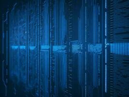 AI generated Digital Cyberspace with Particles and Digital Data Network Connections. High Speed Connection and Data Analysis Technology Digital Abstract Background Concept. 3d rendering photo