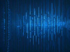 AI generated Digital Cyberspace with Particles and Digital Data Network Connections. High Speed Connection and Data Analysis Technology Digital Abstract Background Concept. 3d rendering photo