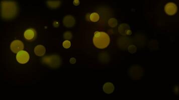 Bokeh shining colorful particles. Shimmering Glittering Particles loop animation with alpha channel video