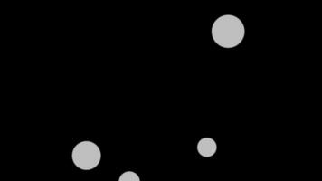 poussière particules recouvrir flottant étincelant particules transparent Contexte avec alpha canal video