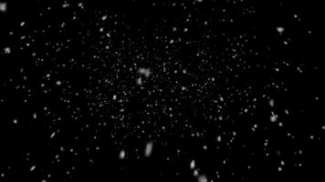 Dust particles overlay floating Glittering Particles with black background video