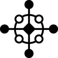 solid icon for channels vector