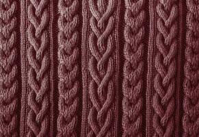 AI generated Knitted sweater texture, background with copy space. AI Generated photo