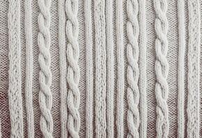 AI generated Knitted sweater texture, background with copy space. AI Generated photo