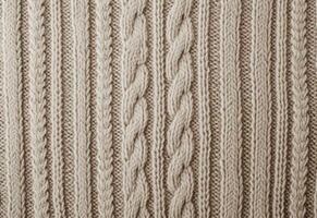 AI generated Knitted sweater texture, background with copy space. AI Generated photo