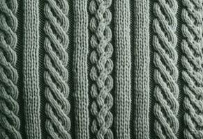 AI generated Knitted sweater texture, background with copy space. AI Generated photo